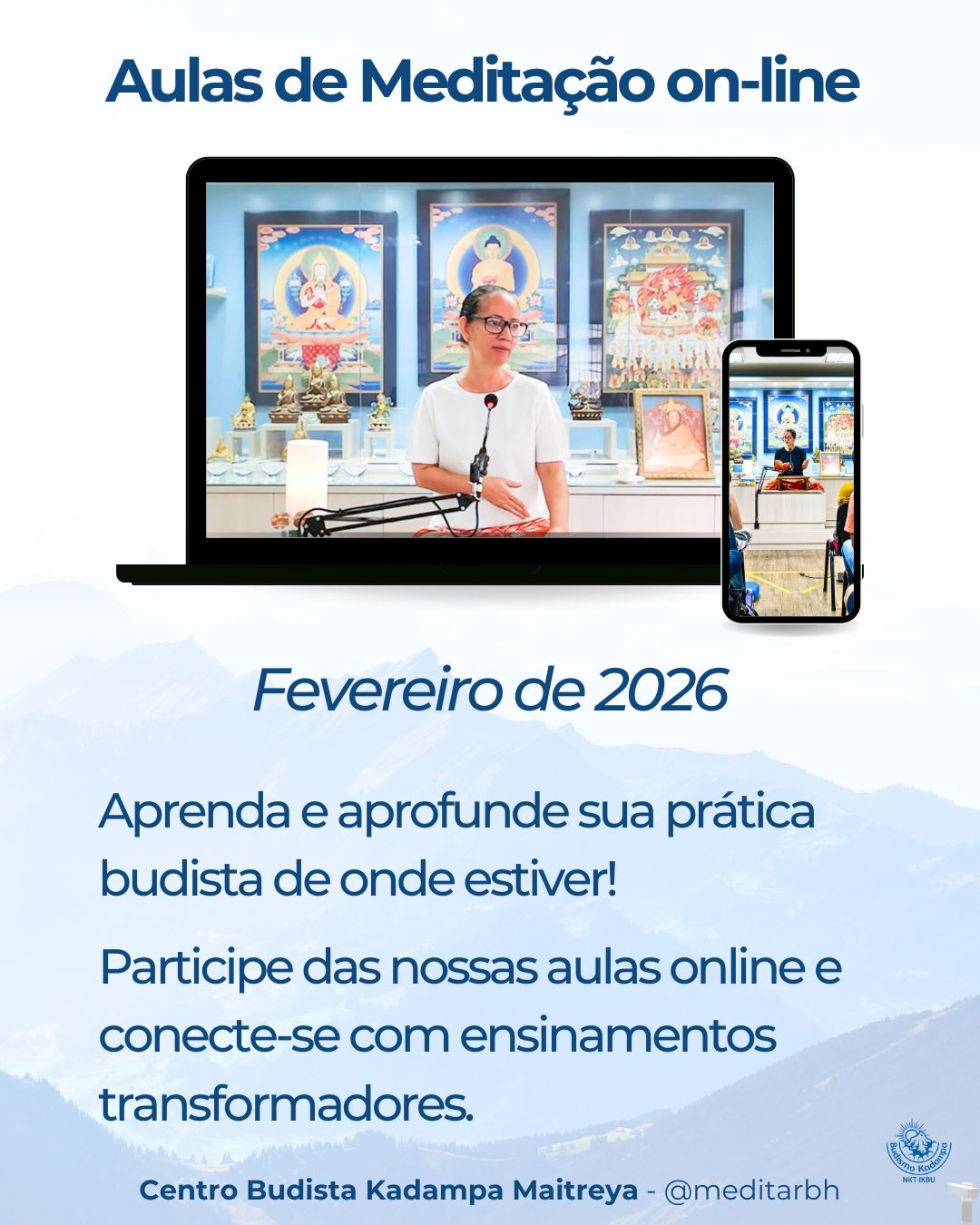 Aulas de Meditação - Online