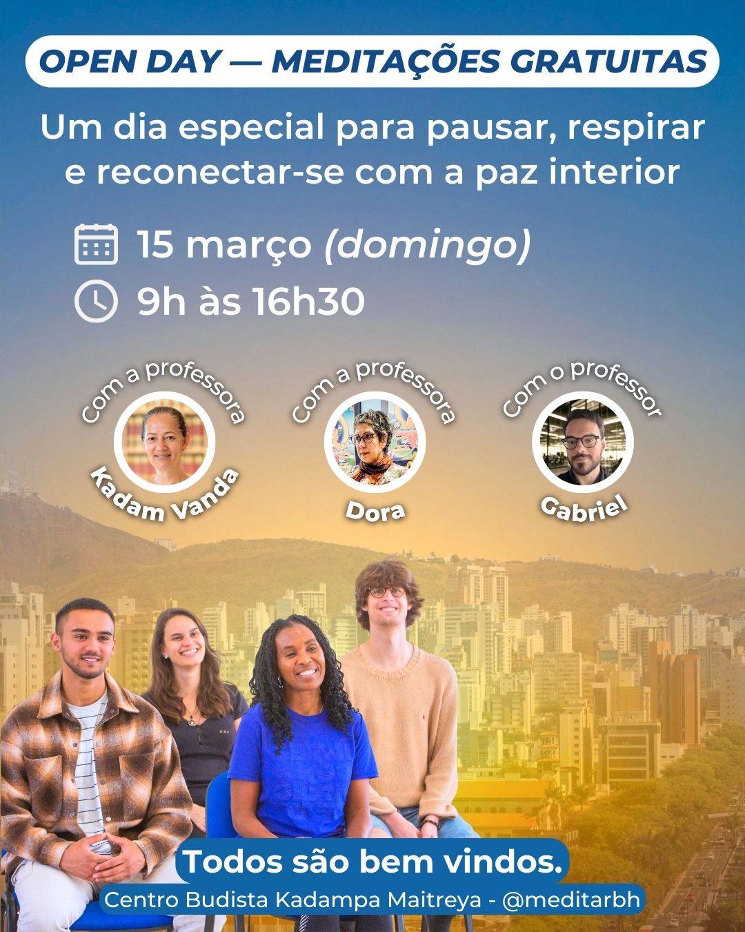 OPEN DAY — MEDITAÇÕES GRATUITAS