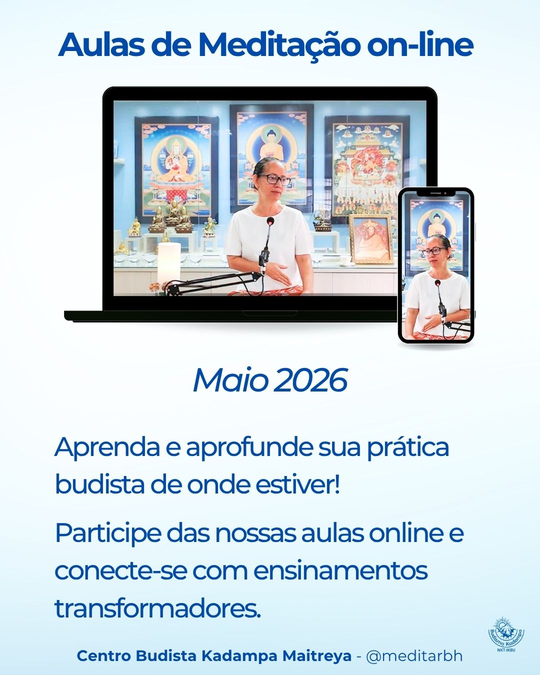 Aulas de Meditação - Online